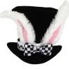 Elope Alice In Wonderland White Rabbit Adult Hat> Halloween Accessories