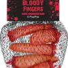 Amscan AU Asylum Bloody Fingers 5Pk> Zombie Apocolypse