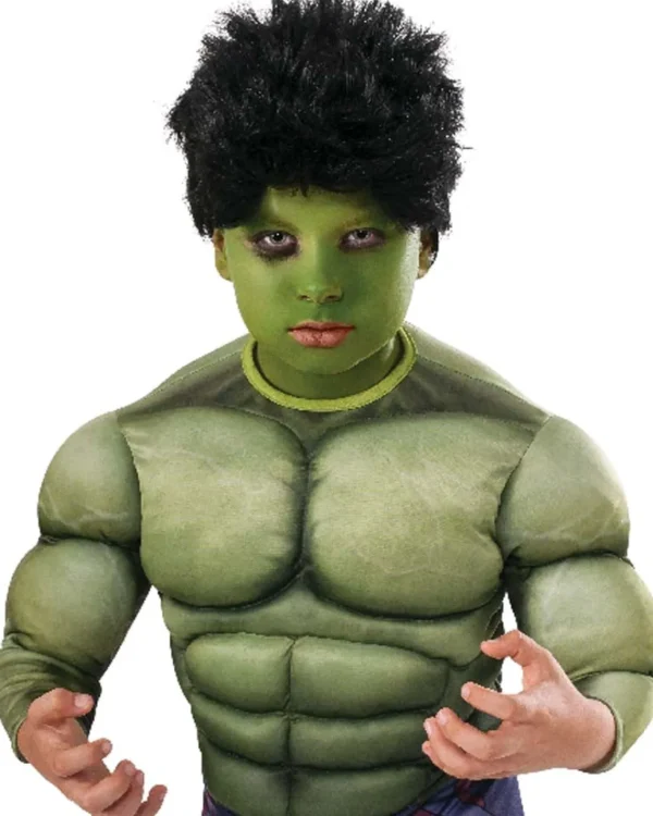 Rubies Avengers Age Of Ultron Hulk Kids Black Wig> Halloween Wigs