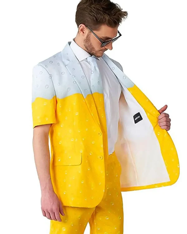 Opposuits Beer Yellow Summer Mens Suitmeister> Opposuits