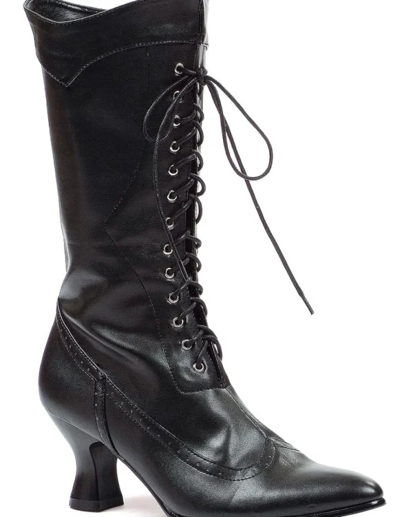 Ellie Shoes Black Amelia Victorian Womens Boots> Halloween Accessories