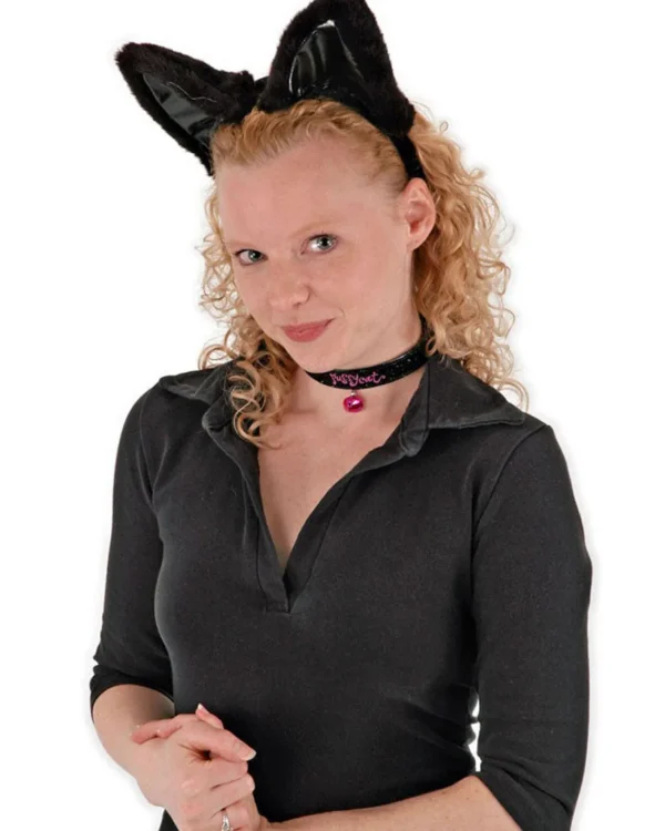 Elope Black Cat Collar Ears And Tail Set> Halloween Hats