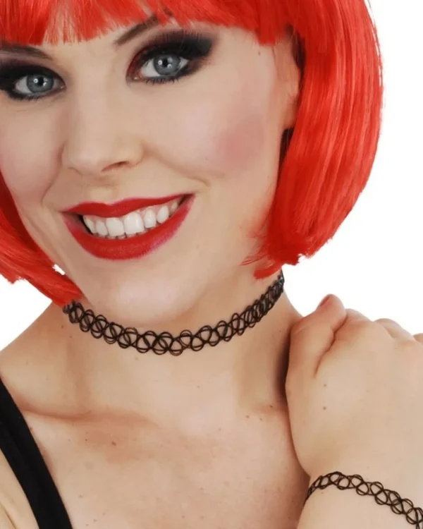 Tomfoolery Black Choker And Bracelet Set> Wicked Witches