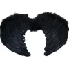 Sweidas Black Feather Small Angel Wings> Halloween Accessories