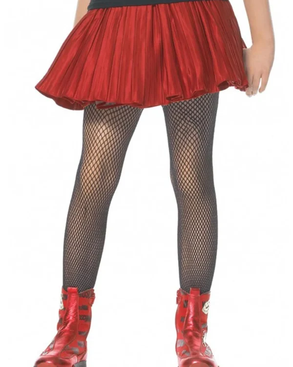 Leg Avenue Black Fishnet Girls Stockings> Halloween Accessories