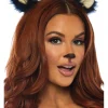 Leg Avenue Black Furry Ear Clips> Halloween Accessories