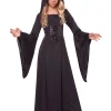 California Costumes Black Hooded Girls Robe> Halloween Accessories