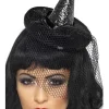 Smiffys Black Mini Witch Hat> Halloween Accessories