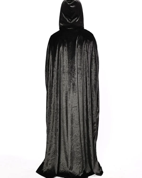 * Black Panne Velvet Deluxe Kids Cape> Halloween Accessories