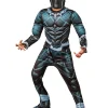 Rubies Black Panther Battle Suit Deluxe Boys Costume>Kids Kids Costumes