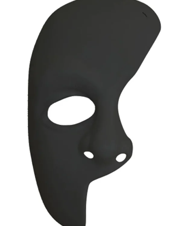 Tomfoolery Black Phantom Of The Opera Masquerade Mask> Halloween Accessories