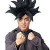 Costume Culture by Franco Black Warrior Anime Wig> Halloween Wigs