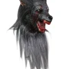 Ghoulish Productions Black Werewolf Mask> Halloween Masks