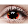 ABK Imports Blackhole Sun 17Mm Black And Red Contact Lenses> Halloween Accessories