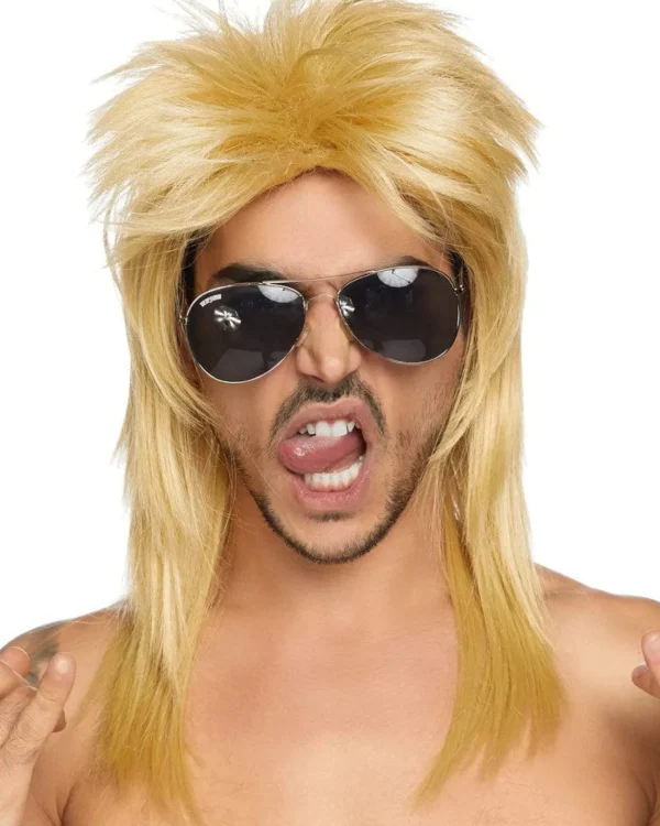 Leg Avenue Blonde Rockstar Wig> Halloween Wigs