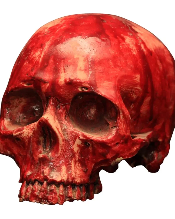 Ghoulish Productions Bloody Resin Skull Deluxe Prop> Halloween Accessories