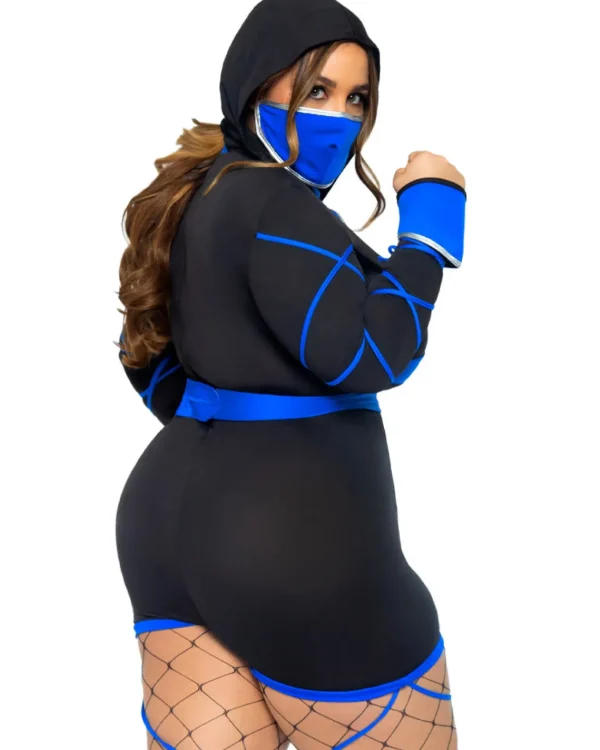 Leg Avenue Blue Dragon Ninja Plus Size Womens Costume>Women Women's Costumes