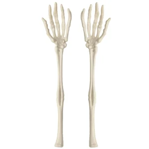 Amscan Boneyard Skeleton Hands Serving Utensils Pack Of 2> Scary Skeletons