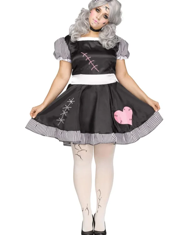 Fun World Broken Doll Plus Size Womens Costume>Women Women's Costumes