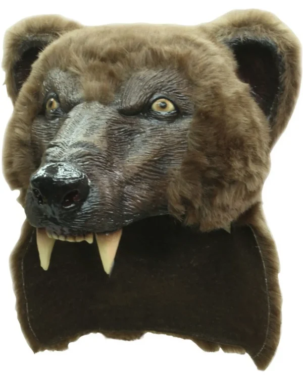 Ghoulish Productions Brown Bear Helmet> Halloween Accessories