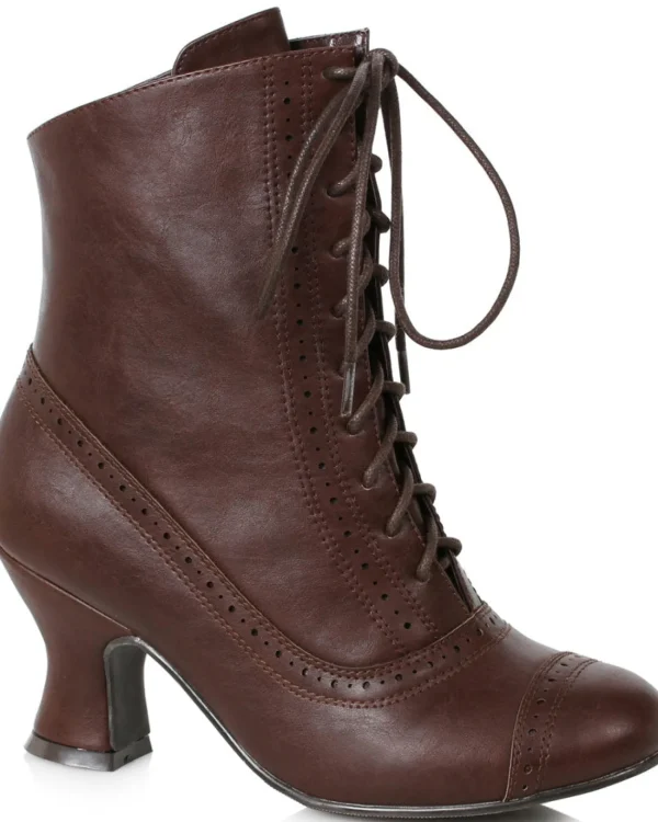 Ellie Shoes Brown Sarah Victorian Womens Boots> Wicked Witches