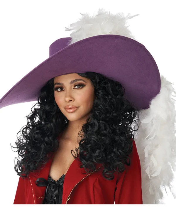 California Costumes Captain Hook Curly Black Wig> Halloween Wigs