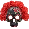 Tomfoolery Catalina Floral Day Of The Dead Half Mask> Halloween Masks