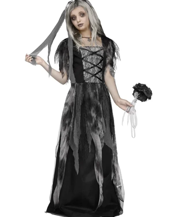 Fun World Cemetery Bride Girls Costume>Kids Kids Costumes