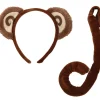 Elope Cheeky Monkey Headband And Tail Set> Halloween Hats