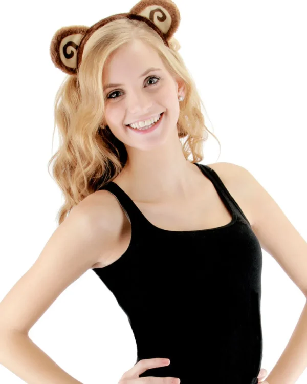 Elope Cheeky Monkey Headband And Tail Set> Halloween Hats