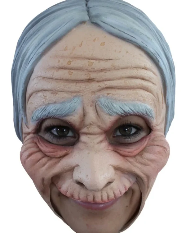 Ghoulish Productions Chinless Old Lady Mask> Wicked Witches