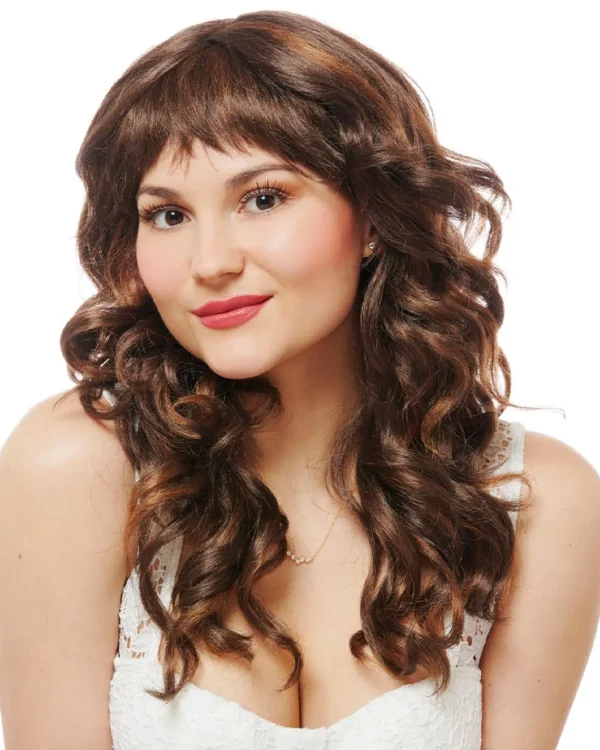 Costume Culture by Franco Ciao Bella Fringe Brown Wig> Halloween Wigs