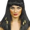 Smiffys Cleopatra Black Wig> Halloween Wigs