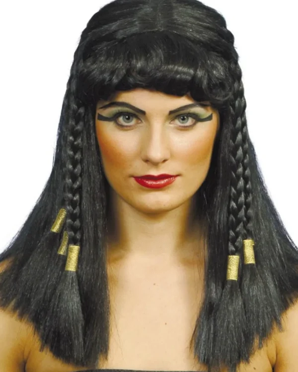 Smiffys Cleopatra Black Wig> Halloween Wigs