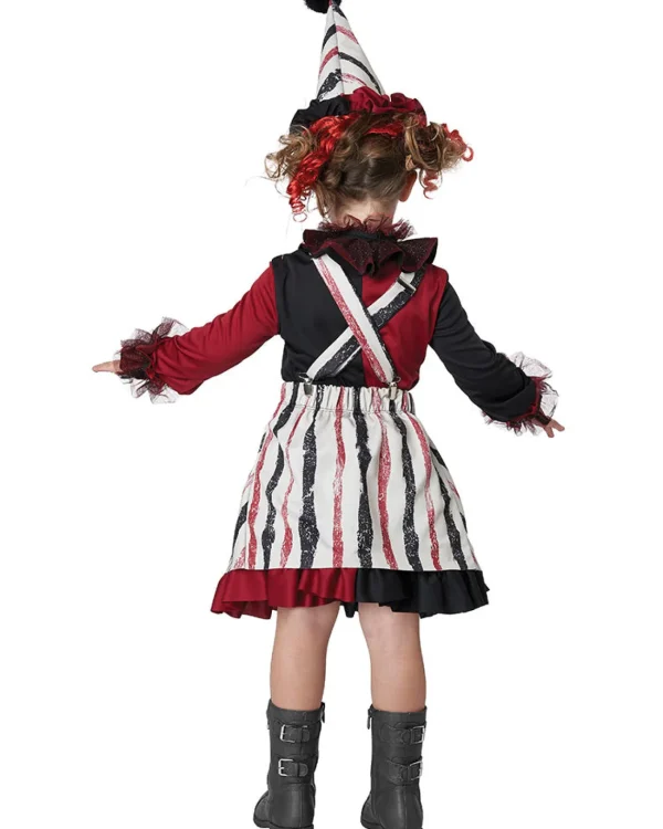 California Costumes Clever Lil Clown Toddler Girls Costume>Kids Kids Costumes