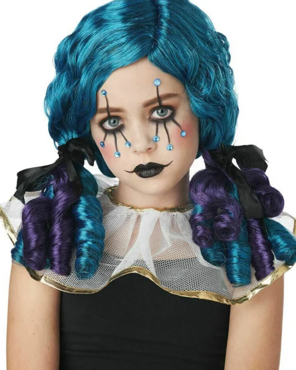 California Costumes Clowny Curls Girls Wig> Halloween Accessories