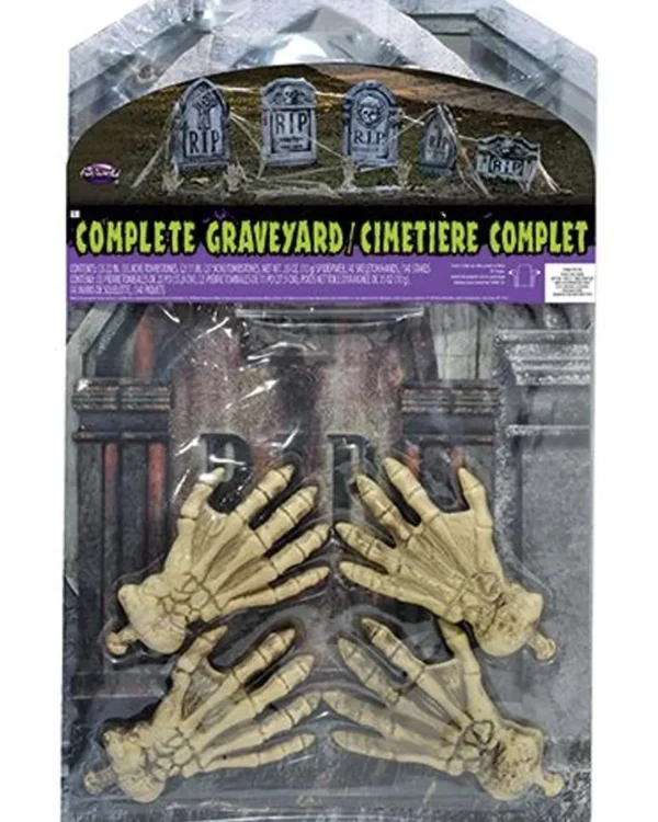 Fun World Complete Skeleton Graveyard> Scary Skeletons