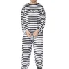 Smiffys Convict Prisoner Mens Costume>Men Men's Costumes