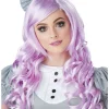 California Costumes Cosplay Doll Wig In Lavender> Halloween Accessories