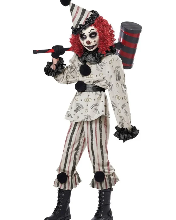 California Costumes Creeper Clown Girls Costume>Kids Kids Costumes