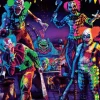 Amscan AU Creepy Carnival Black Light Reactive Backdrop Scene Setter> Creepy