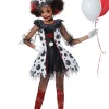 California Costumes Creepy Clown Girls Costume>Kids Kids Costumes