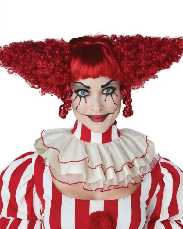 California Costumes Creepy Clown Red Wig> Halloween Accessories