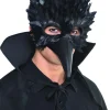 Amscan AU Crow Feather Eye Mask> Halloween Masks