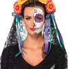 Leg Avenue Day Of The Dead Flower Headband> Halloween Accessories