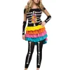 Fun World Day Of The Dead Rainbow Womens Costume>Women Women's Costumes