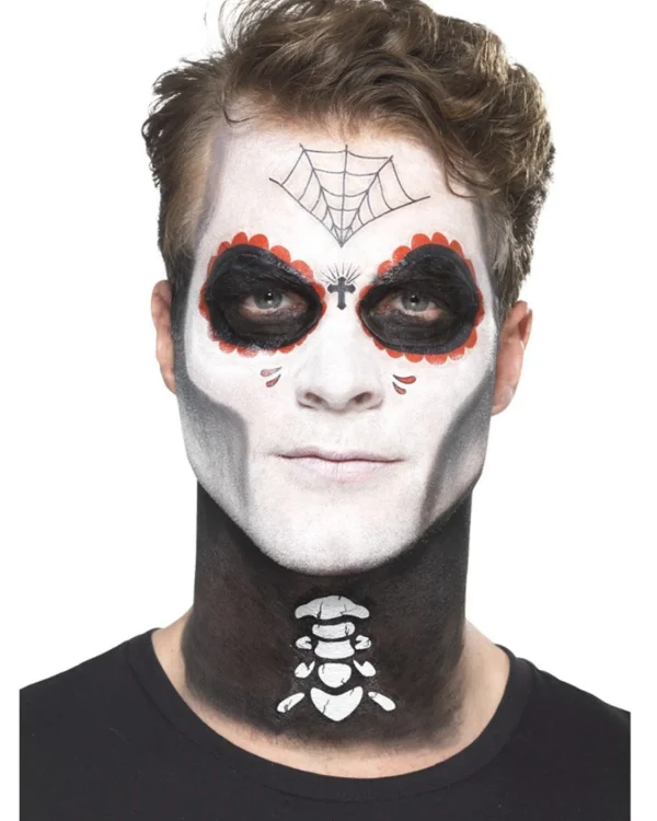 Smiffys Day Of The Dead Senior Bones Makeup Kit> Halloween Accessories