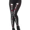 Smiffys Day Of The Dead Womens Tights> Halloween Accessories