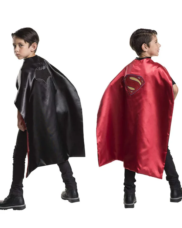 Rubies Dc Batman And Superman Reversible Kids Cape> Halloween Capes