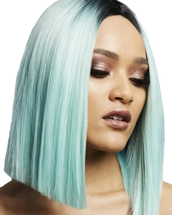 Smiffys Deluxe Fever Two Toned Peppermint Kylie Wig> Halloween Wigs